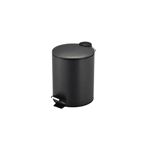 Black Pedal Bin