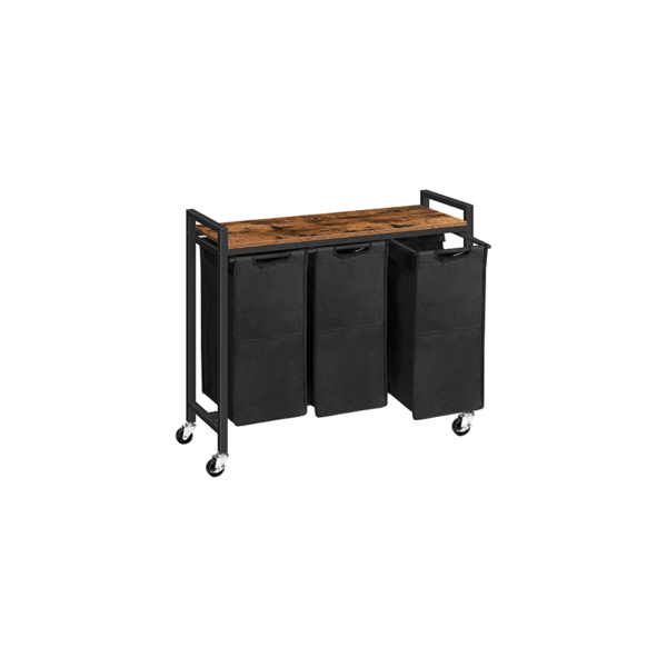 Laundry Basket - 3 Compartments